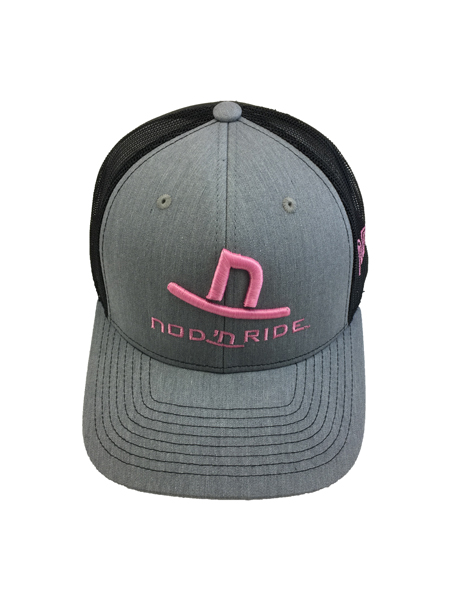 Pink Plaid Black Logo  Western Worlds New Brand- NOD 'N RIDE